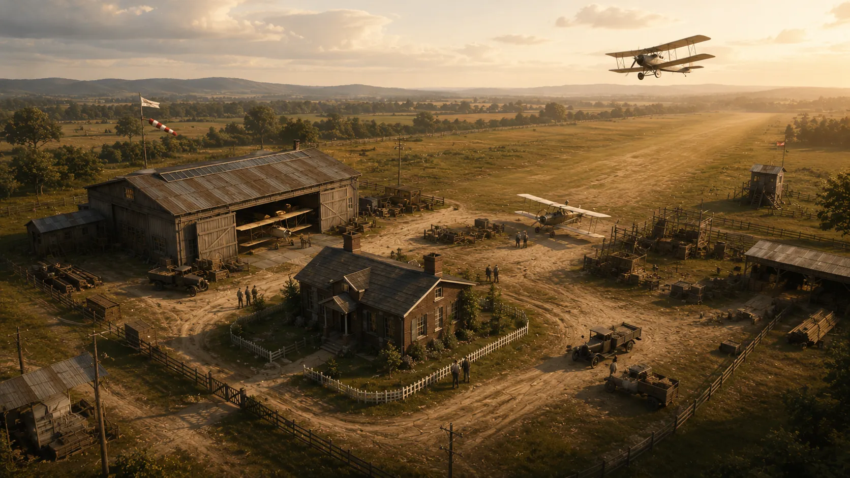 Pioneer aircraft company worksite